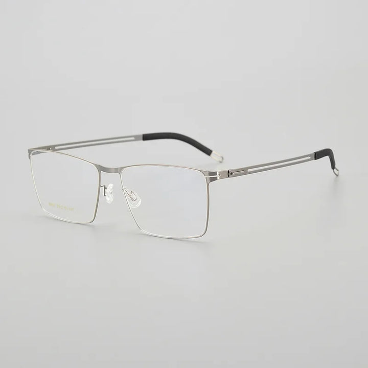 Hewei Unisex Full Rim Square Titanium Eyeglasses 6601 Full Rim Hewei C2  