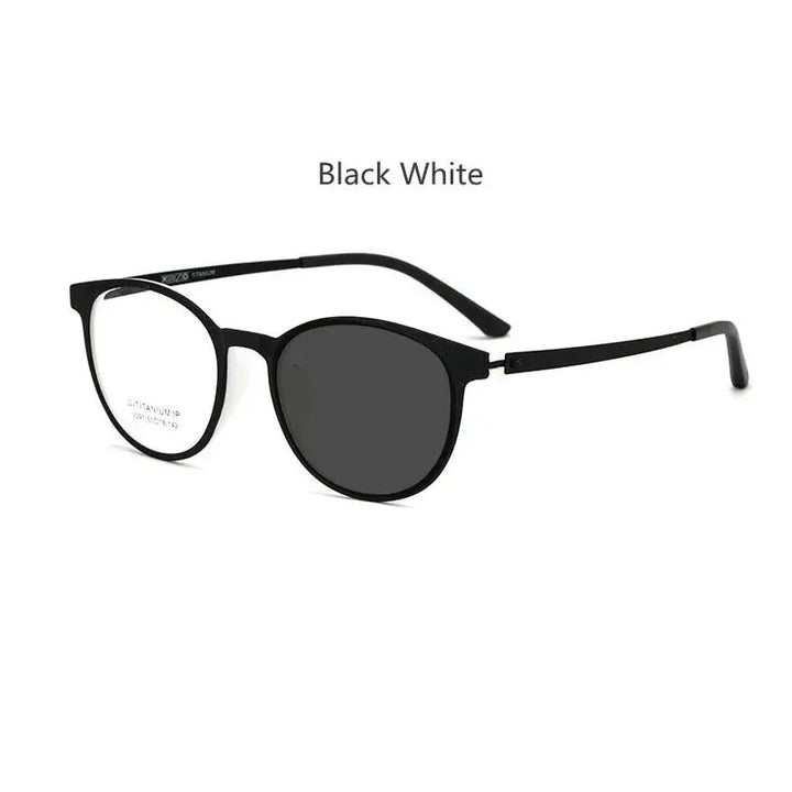 Handoer 230911 Unisex Full Rim Round Tr 90 Titanium Frames — view 7 | Handoer at FuzWeb