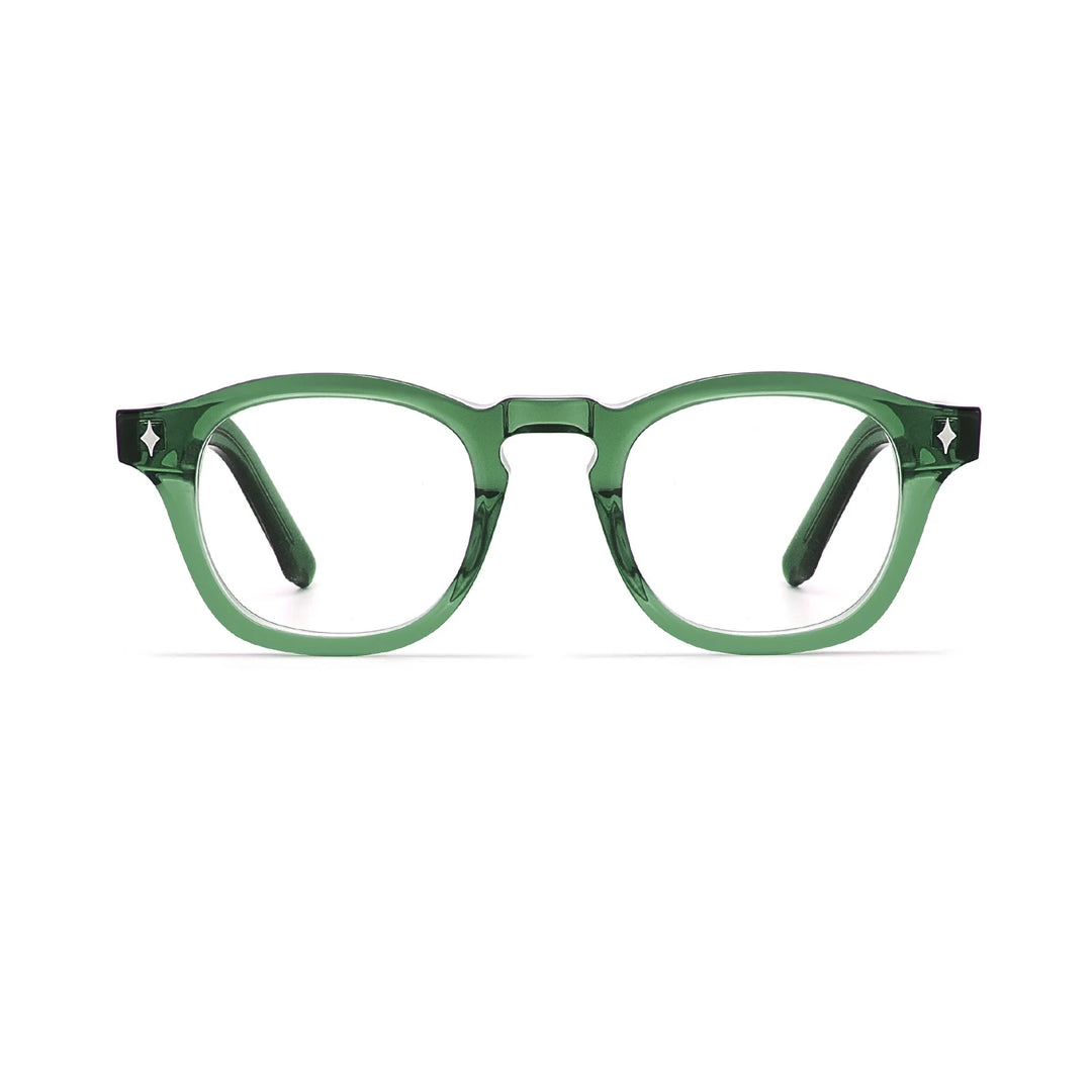 Yimaruili Unisex Full Rim Oval Acetate Eyeglasses F3301 — view 5 | Yimaruili at FuzWeb