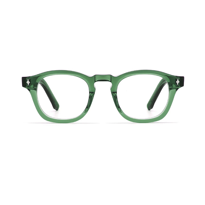 Yimaruili Unisex Full Rim Oval Acetate Eyeglasses F3301 — view 5 | Yimaruili at FuzWeb