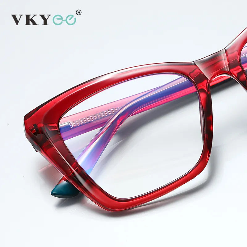 Vicky Women's Full Rim Tr 90 Titanium Square Reading Glasses 2150 Reading Glasses Vicky   