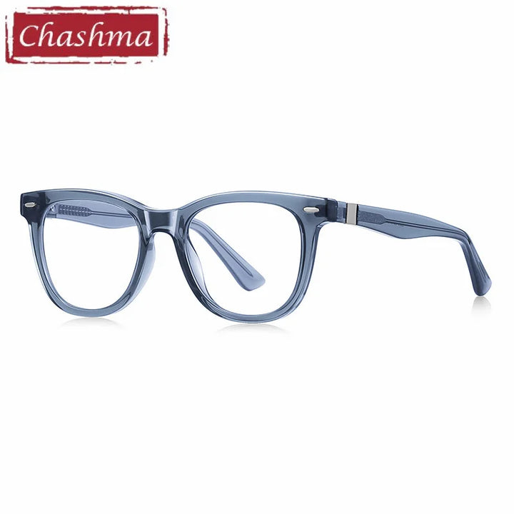 Chashma Ochki Unisex Full Rim Square Tr 90 Titanium Eyeglasses 882230