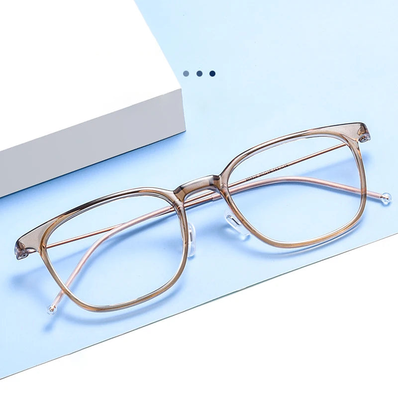 Hotony Women's Full Rim Alloy Blue Light Prescription Eyeglasses 5826M - view 2
