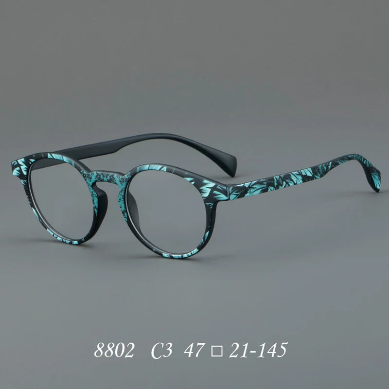 Nobler Unisex Full Rim Oval Cat Eye Acetate Eyeglasses 8802 Full Rim Nobler C3  