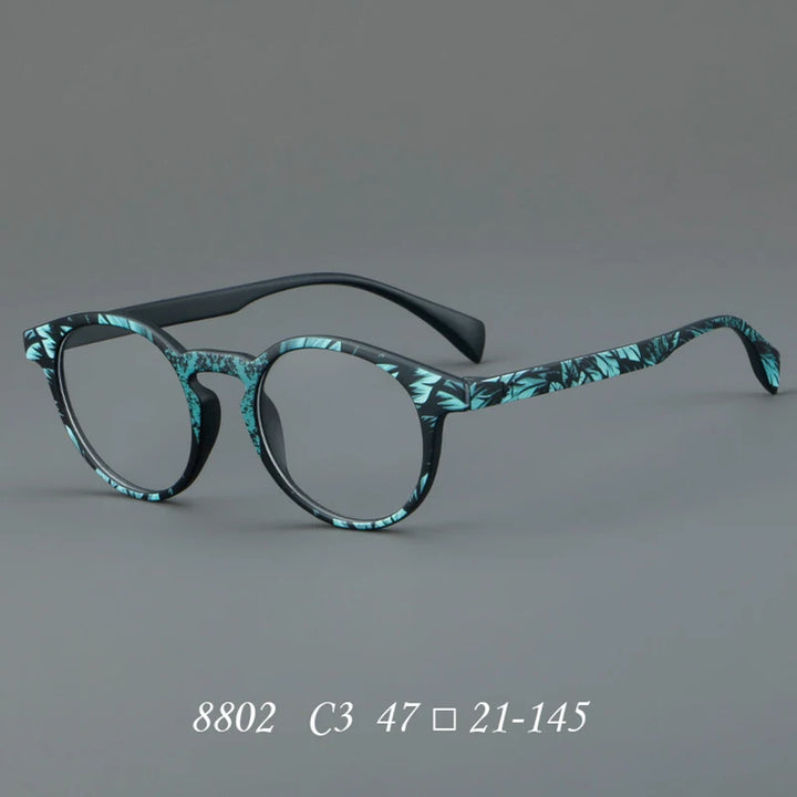 Nobler Unisex Full Rim Oval Cat Eye Acetate Eyeglasses 8802 Full Rim Nobler C3  