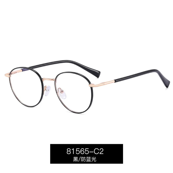 Reven Jate Women's Full Rim Oval Round Alloy Eyeglasses 81565