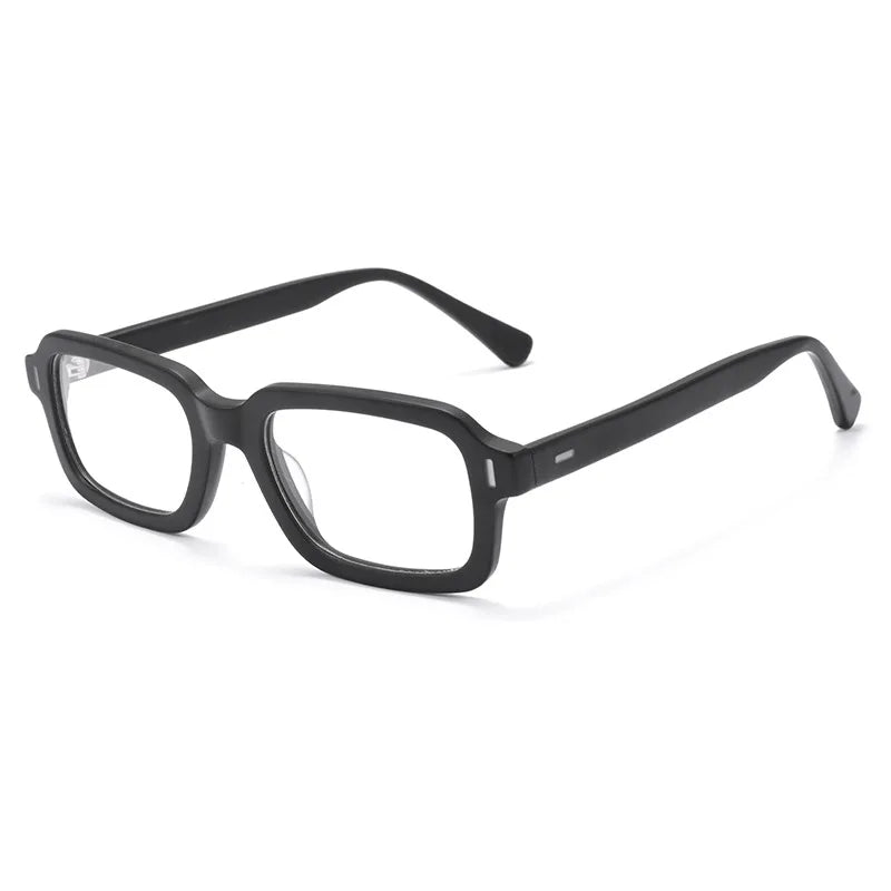 Xbora Unisex Full Rim Brow Line Square Acetate Eyeglasses 711008