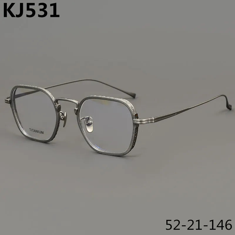 Aimee Unisex Full Rim Square Titanium Eyeglasses 1110531 Full Rim Aimee   