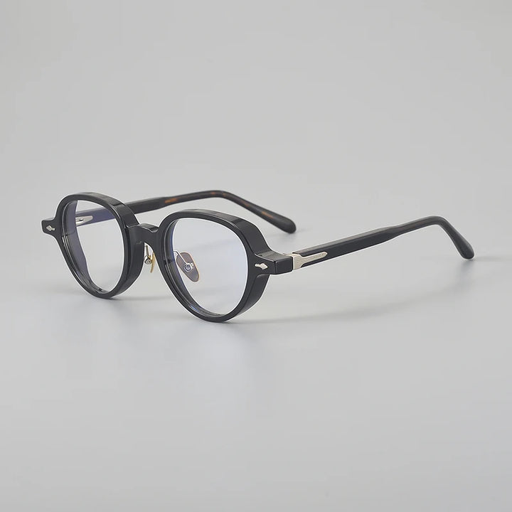 Muzz Men's Full Rim Square Thick Acetate Eyeglasses 823080