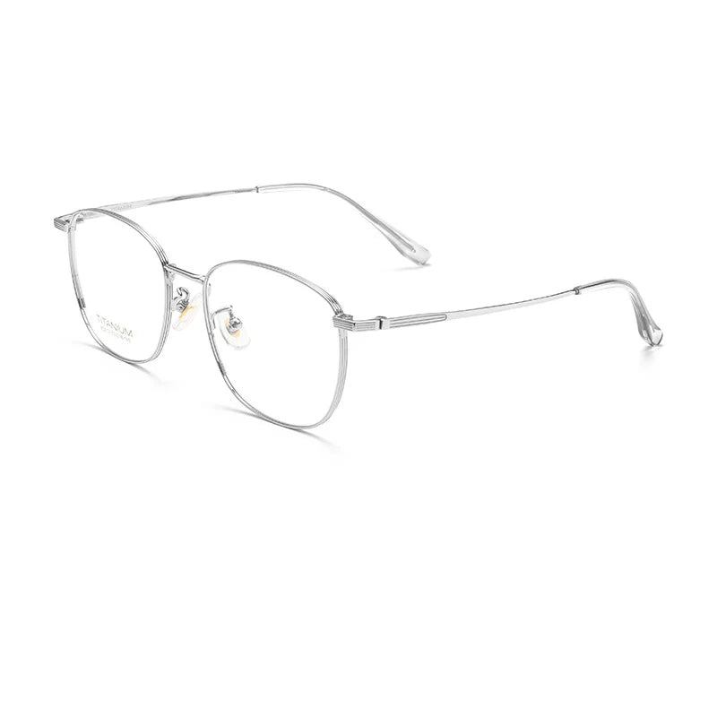 Gmei Women's Full Rim Square Titanium Eyeglasses 5013 Full Rim Gmei Optical   