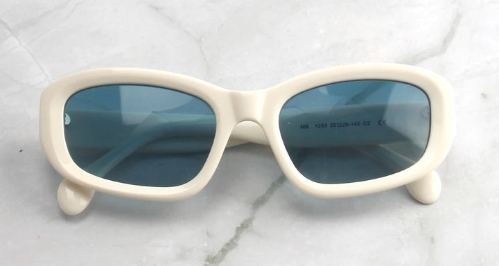 Esnbie Unisex Full Rim Oval Rectangle Acetate Sunglasses 471253