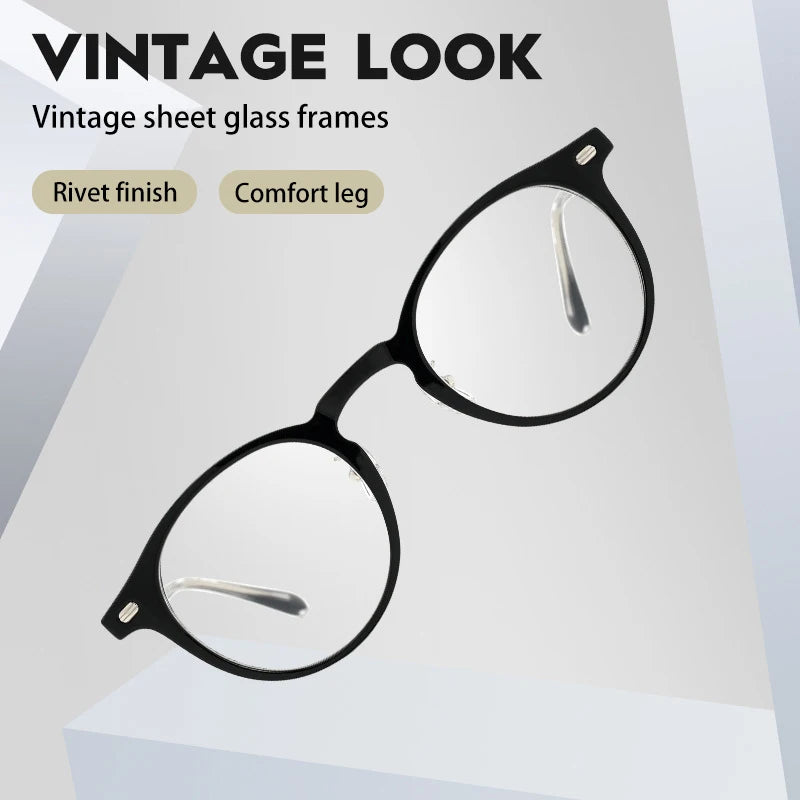 Vicky Women's Full Rim Round Acetate Reading Glasses 98321 Reading Glasses Vicky   