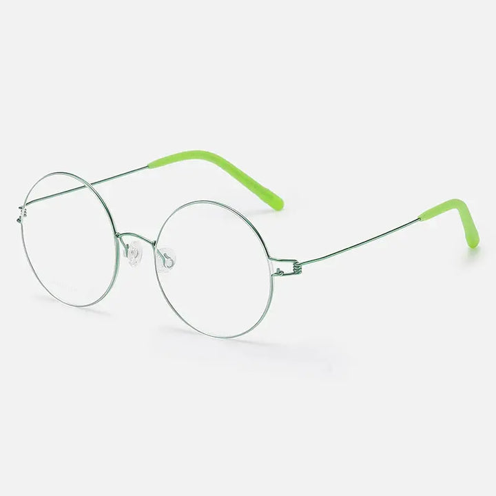 Bobbie 822900 Unisex 122mm Ful Rim Oval Titanium Frames FuzWeb