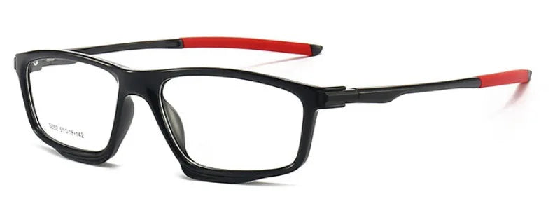 Muzz 58520 men's rectangle sports TR-90 prescription eyeglasses — view 4