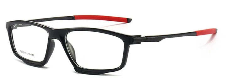 Muzz 58520 men's rectangle sports TR-90 prescription eyeglasses — view 4