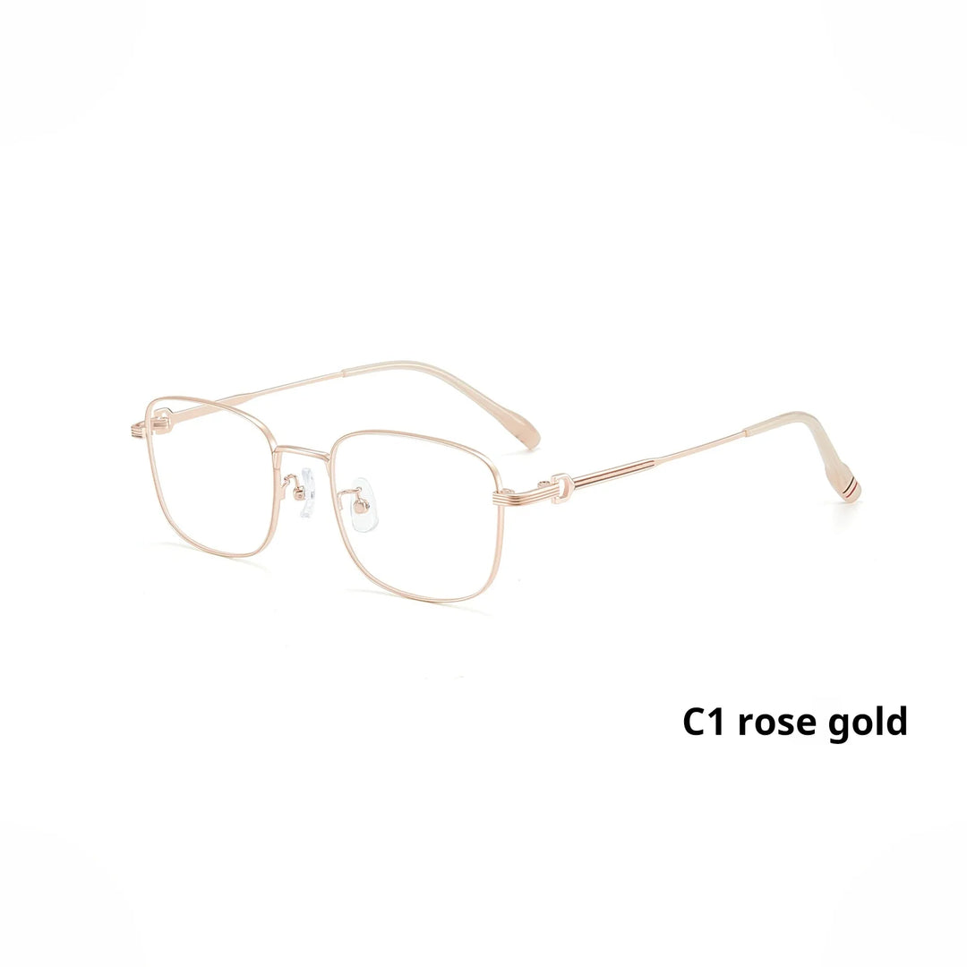 Momoja Unisex Full Rim Square Alloy Eyeglasses 758232