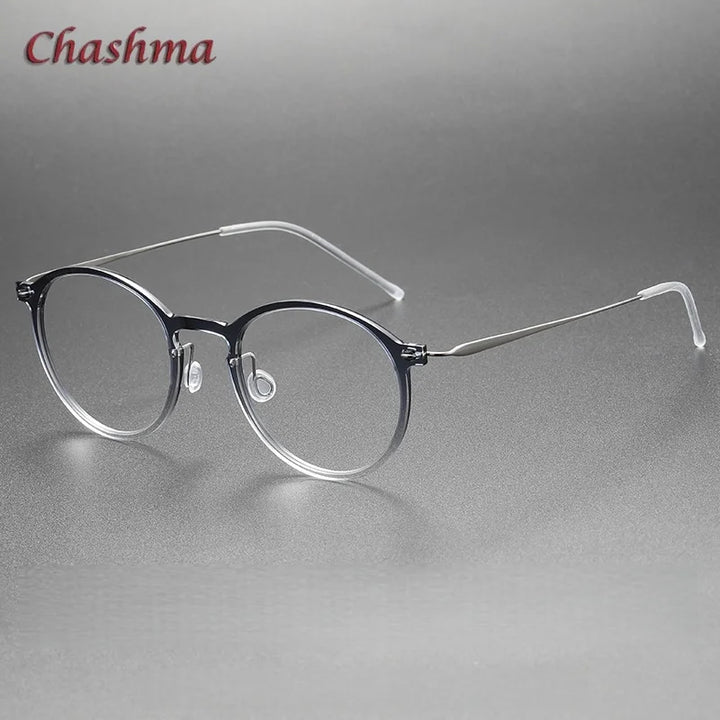Chashma Ochki Women's Full Rim Round Tr 90 Titanium Eyeglasses 886541