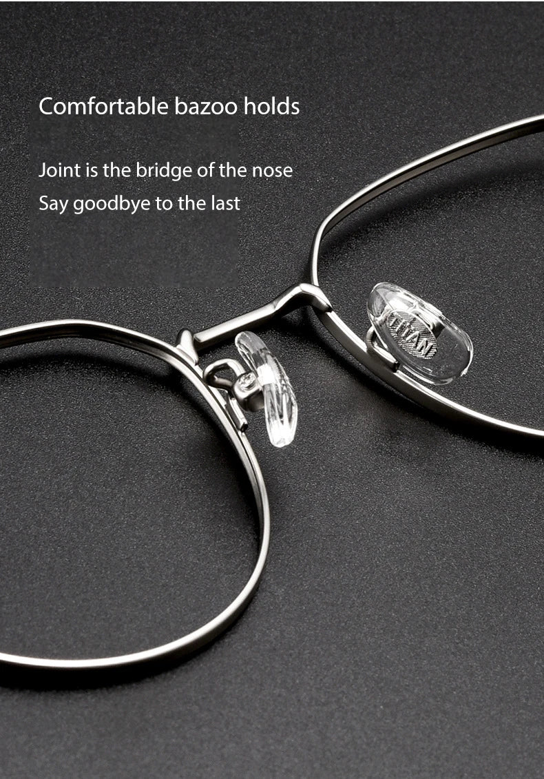 Hotochki N80007N unisex titanium prescription eyeglasses — view 8