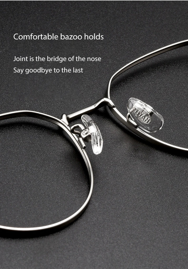Hotochki N80007N unisex titanium prescription eyeglasses — view 8