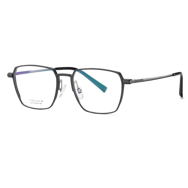 Hotochki Unisex Full Rim Square Titanium Eyeglasses Yj2013 Full Rim Hotochki   