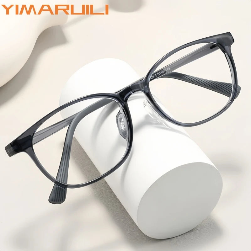 Yimaruili Unisex Full Rim Oval TR-90 Eyeglasses 6006LS — view 1 | Yimaruili at FuzWeb
