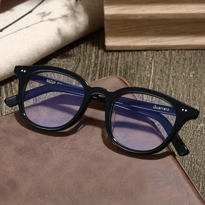 Blackmask Unisex Full Rim Square Acetate Eyeglasses BM-P042