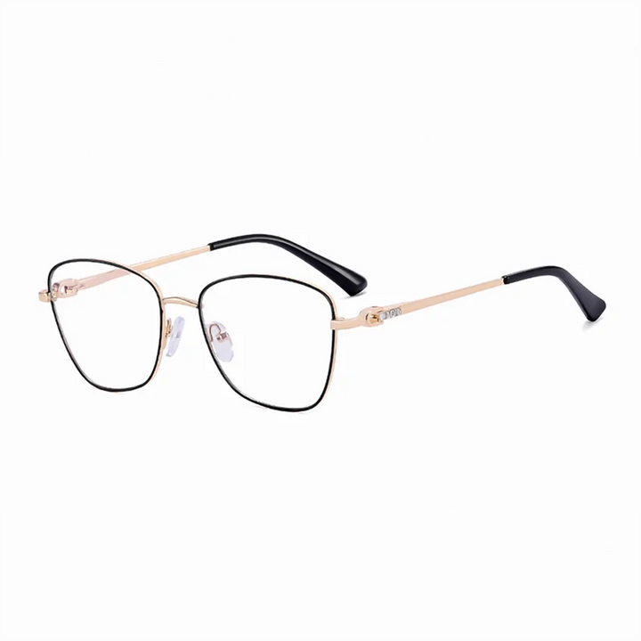 Ralferty Women's Full Rim Square Butterfly Alloy Eyeglasses 88250
