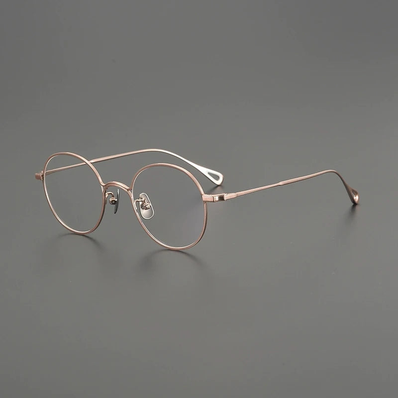 Gatenac Women's Full Rim Oval Square Titanium Eyeglasses G9140