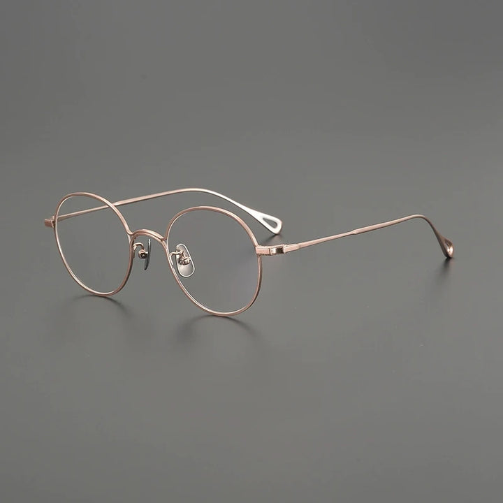 Gatenac Women's Full Rim Oval Square Titanium Eyeglasses G9140