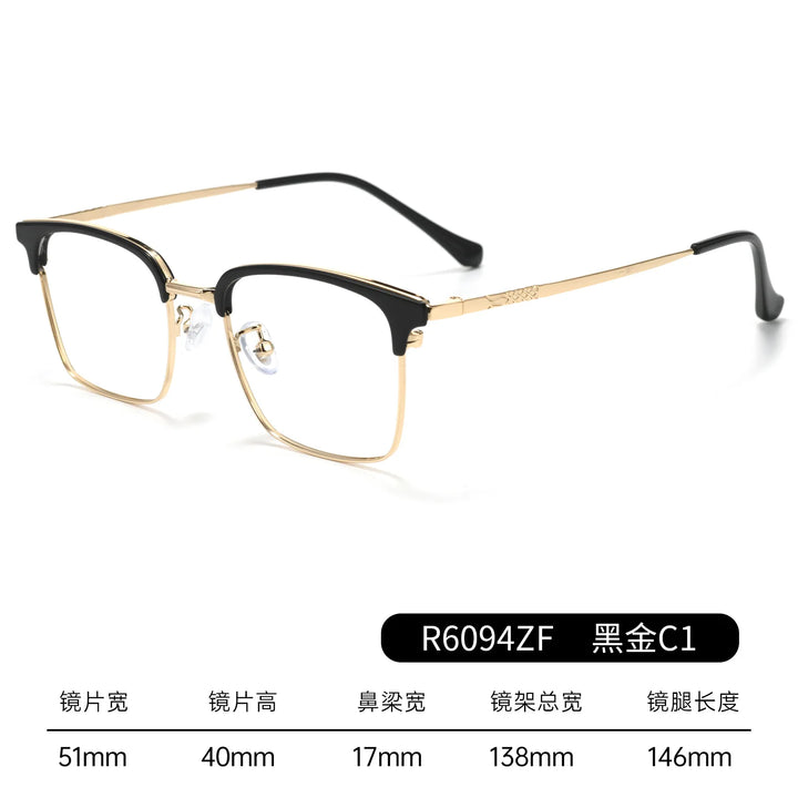 Bclear Unisex Full Rim Browline TR90 Eyeglasses BSF-R6094ZF