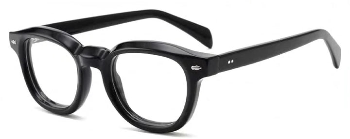 Esnbie Unisex Full Rim Round Acetate Eyeglasses SA216