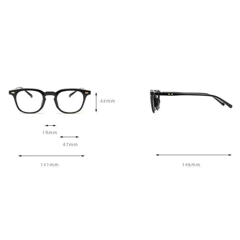 Gmei 715647 Women's Full Rim Round Square Tr 90 Titanium Frames FuzWeb