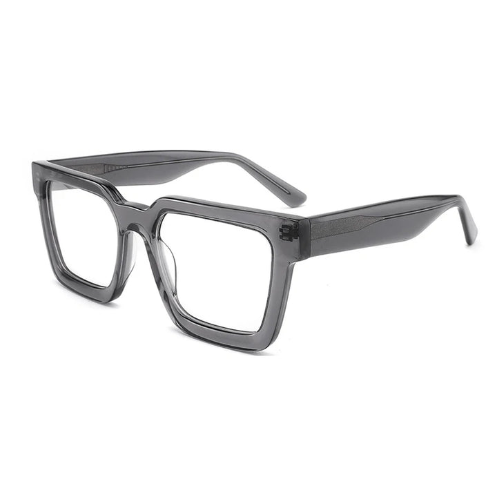 Gatenac Unisex Full Rim Brow Line Square Acetate Eyeglasses Full Rim Gatenac C3