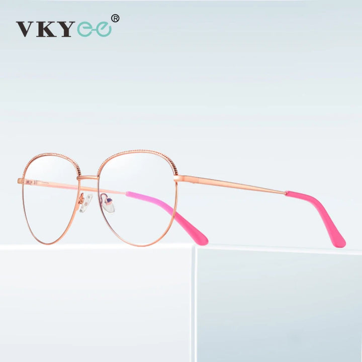 Vicky Women's Full Rim Square Alloy Reading Glasses 3036 Reading Glasses Vicky   