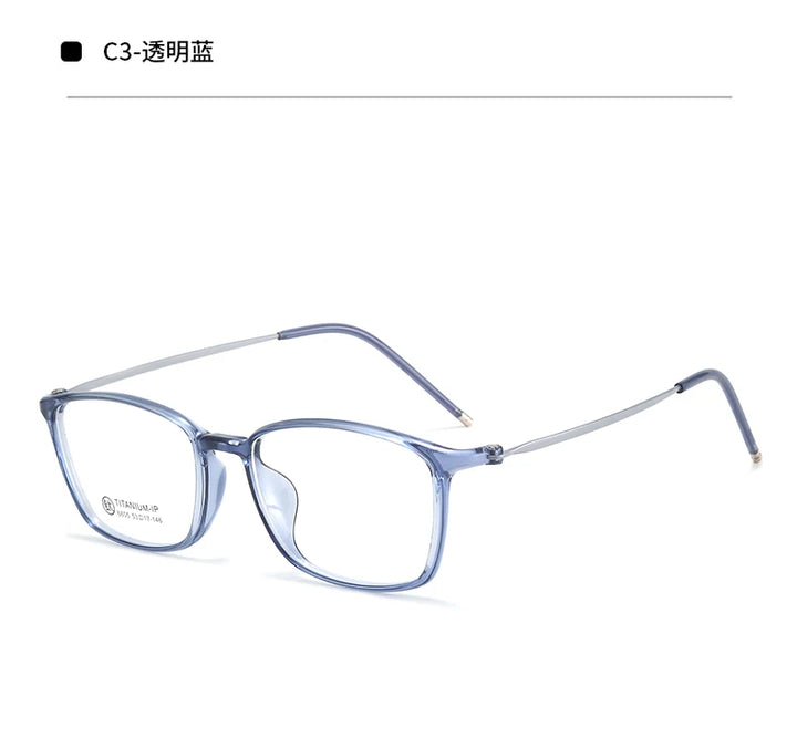 Bclear Unisex Full Rim Square TR90 Eyeglasses MY-6805