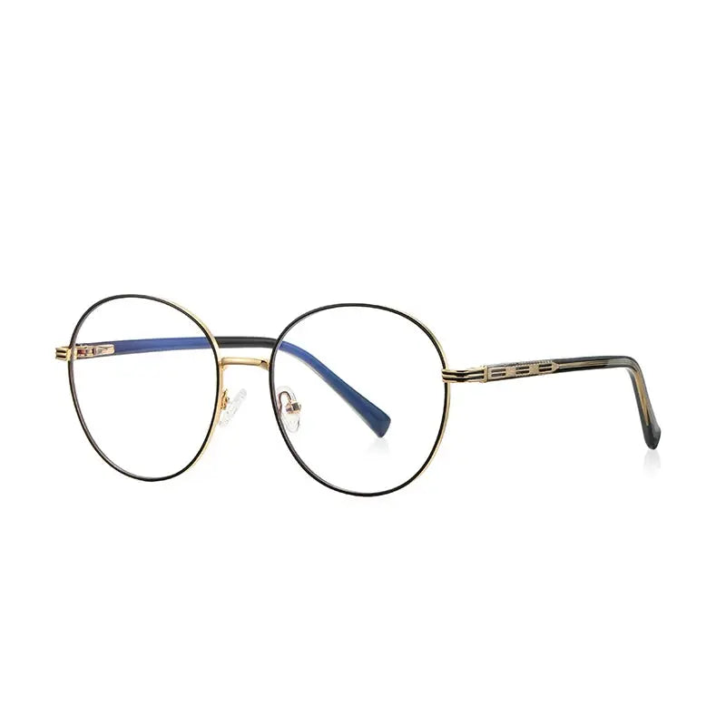 Vicky Women's Full Rim Round Alloy Reading Glasses 3071.