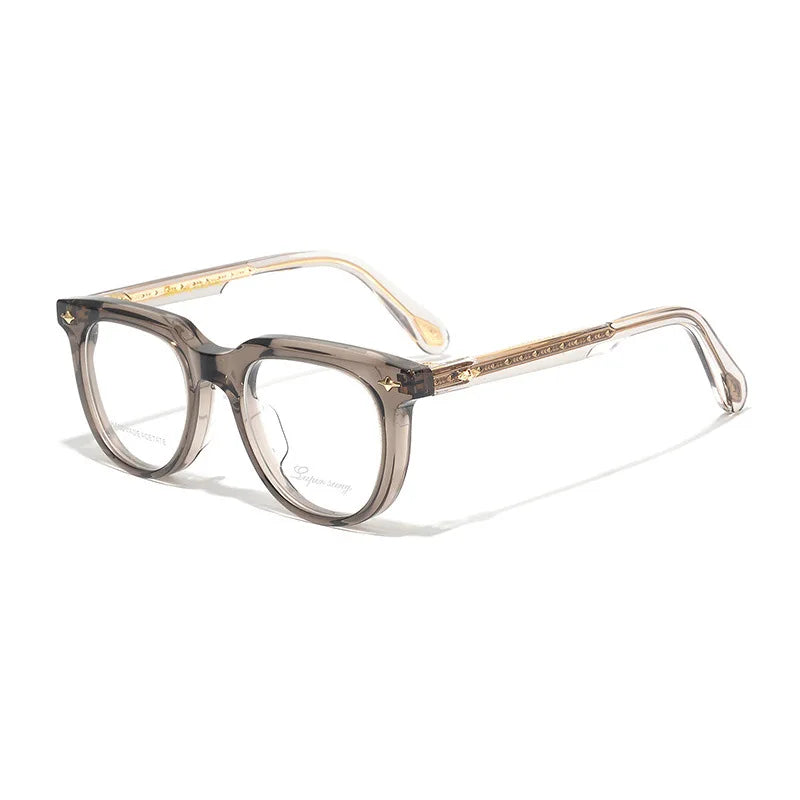 Nobler Unisex Full Rim Flat Top Square Acetate Eyeglasses 51094
