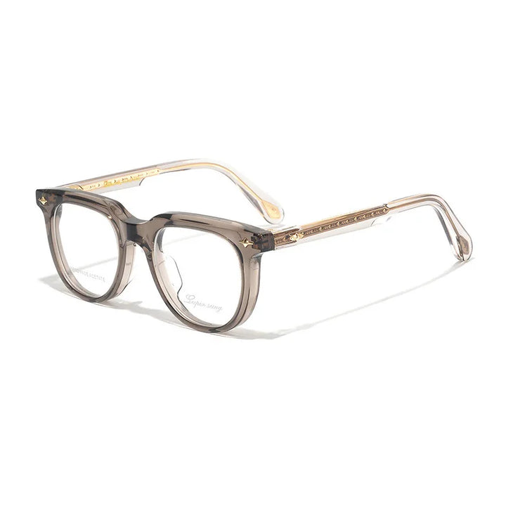 Nobler Unisex Full Rim Flat Top Square Acetate Eyeglasses 51094
