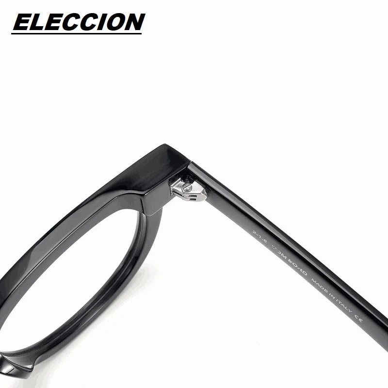 Eleccion Unisex Full Rim Square Acetate Eyeglasses 45179