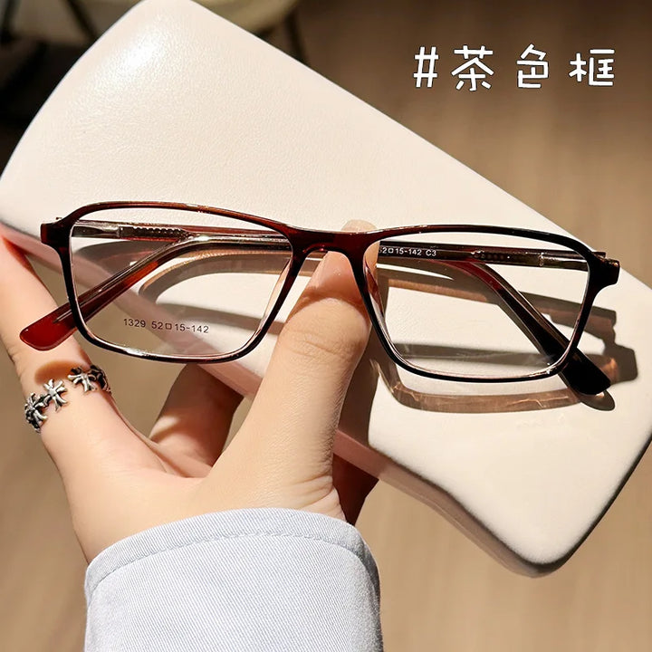 Zirosat Unisex Full Rim Round TR90 Prescription Eyeglasses 1329 - view 6