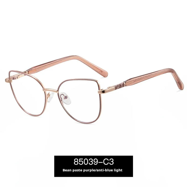 Xbora Unisex Full Rim Classic Pure Titanium Eyeglasses 85039 — view 10 | Xbora at FuzWeb
