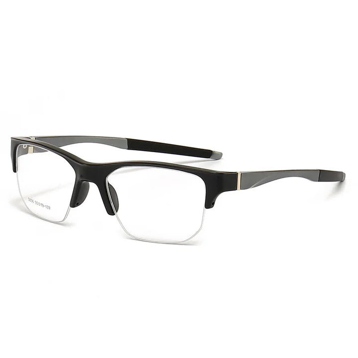 Muzz 58560 men's semi rim sports prescription eyeglasses — view 17