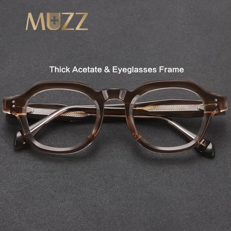 Muzz JM104rx unisex oval acetate prescription eyeglasses