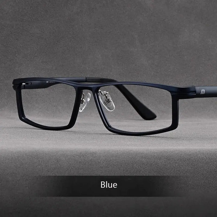 Hdcrafter Unisex Full Rim Rectangle Titanium Tr 90 Frames 262010 Hdcrafter Eyeglasses