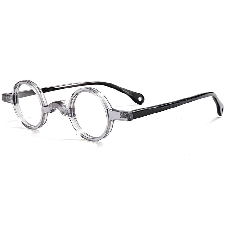 Cubojue Women's Full Rim Round Acetate Reading Glasses 13835