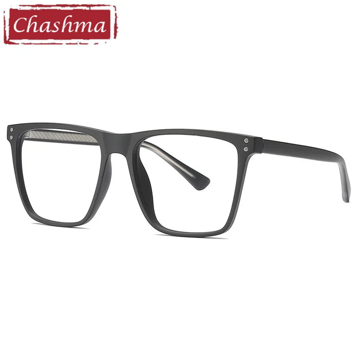 Chashma Ottica Unisex Full Rim Square Tr 90 Titanium Eyeglasses 742023