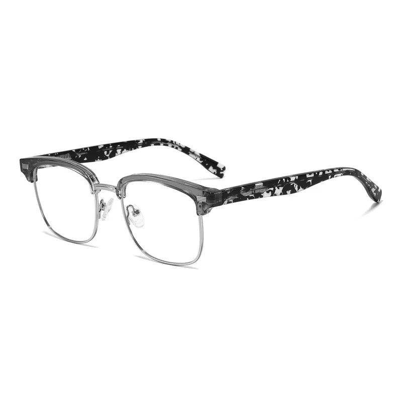 Hdcrafter Unisex Full Rim Square Tr 90 Acetate Eyeglasses 389291