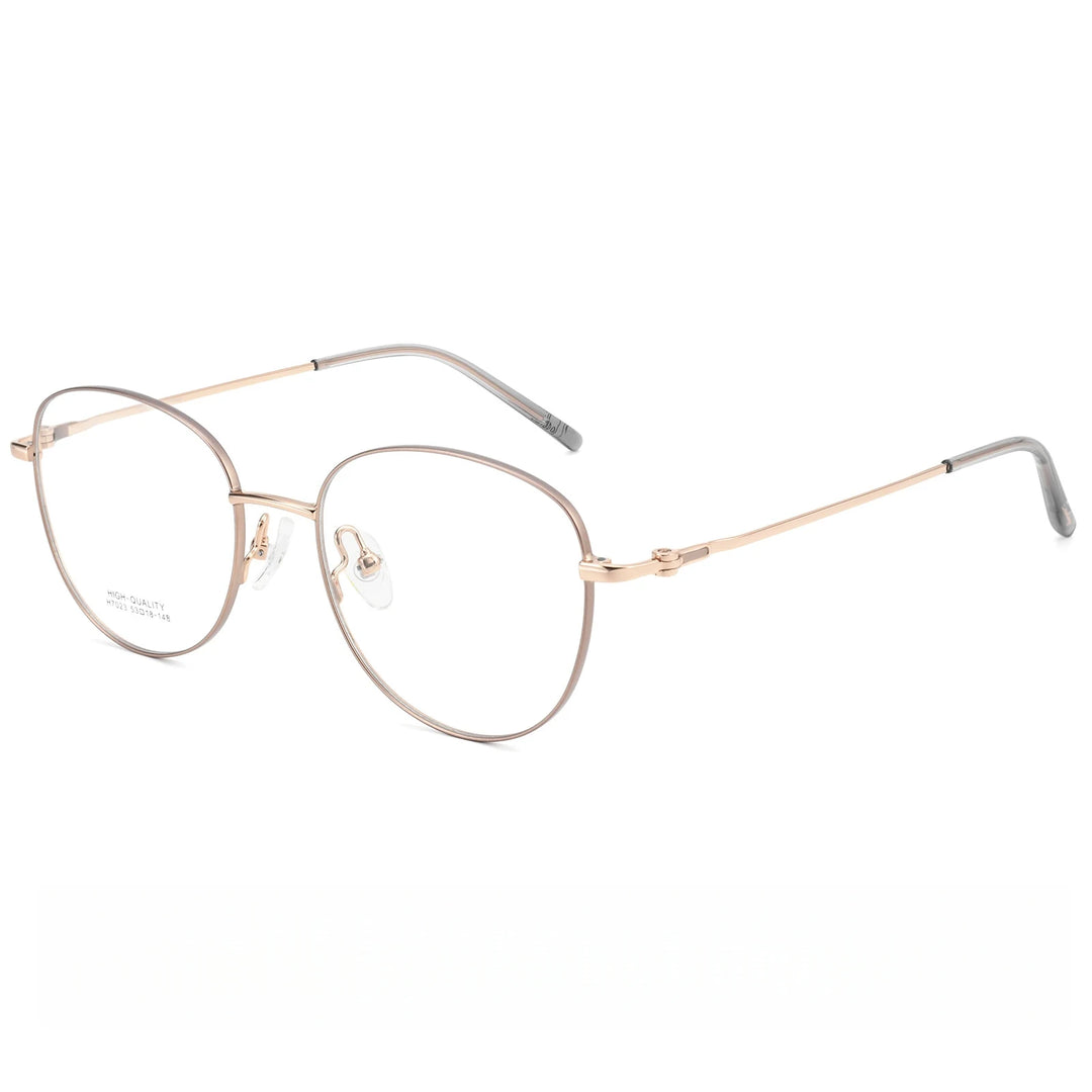 Yimaruili Unisex Full Rim Cat-Eye Pure Titanium Eyeglasses H7023X — view 5 | Yimaruili at FuzWeb