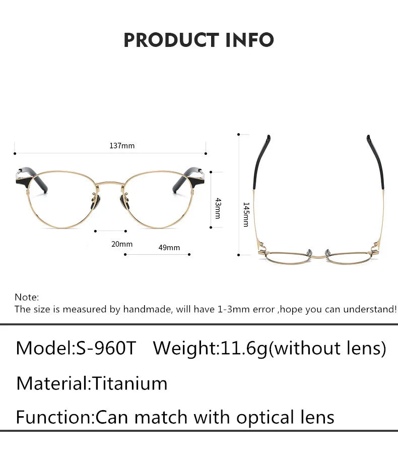 Aimee Unisex Full Rim Oval Square Titanium Eyeglasses 19960 Full Rim Aimee   