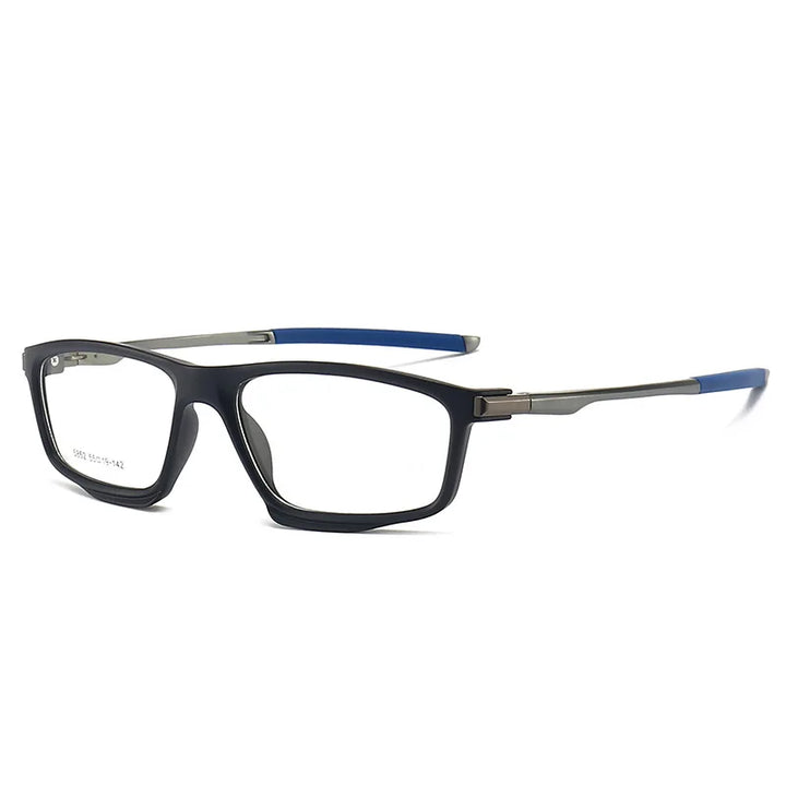 Muzz 58520 men's rectangle sports TR-90 prescription eyeglasses — view 9